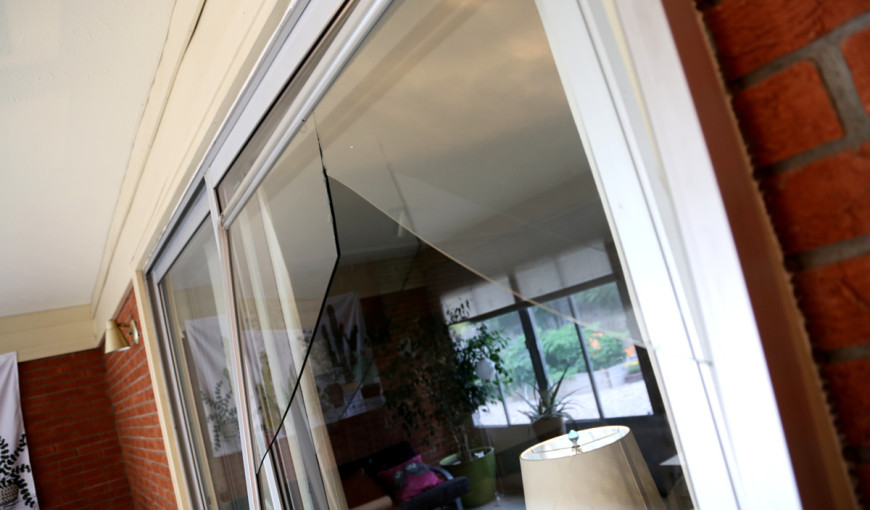 Broken Glass Patio Door repair