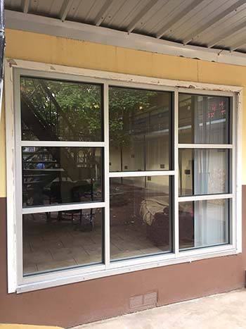 old aluminum windows, before we called Mobile Screen and Glass