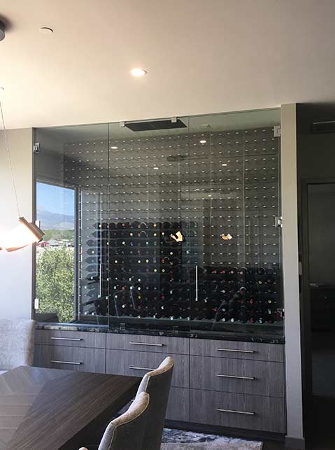 Custom in-home residential glass applications