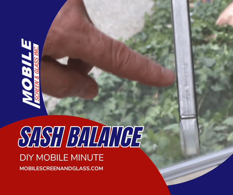 Mobile DIY Sash Balance Replacement