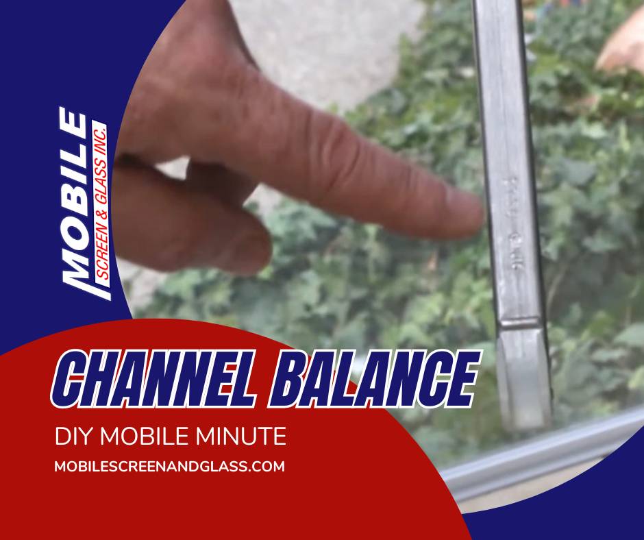 Mobile DIY Window Sash channel Balance Replacement
