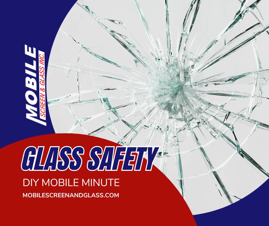 Wear Safety Glasses and gloves when handling glass