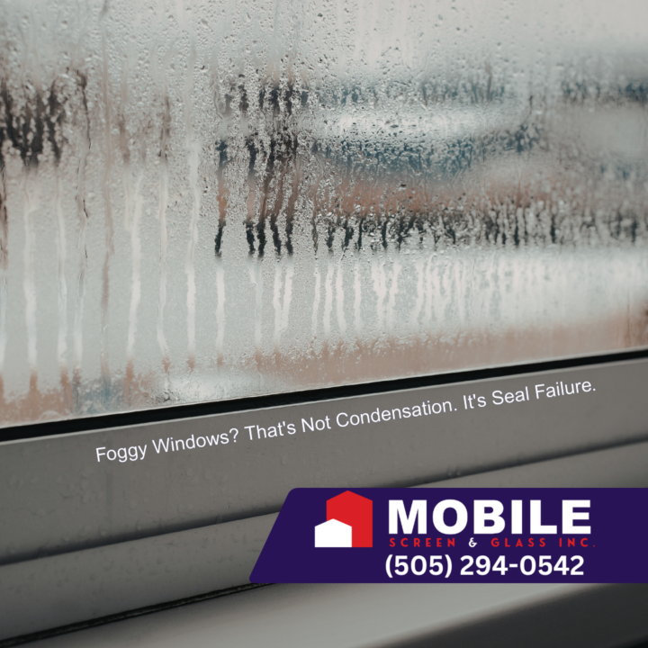 Foggy Windows? That's Not Condensation. It's Seal Failure.