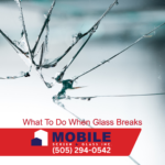 What do you need to do if you have a broken glass emergency