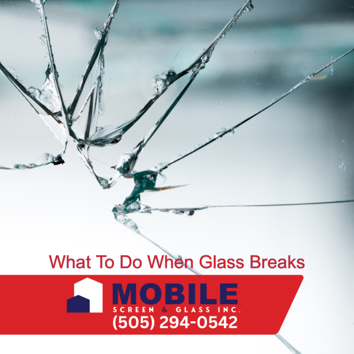 What do you need to do if you have a broken glass emergency
