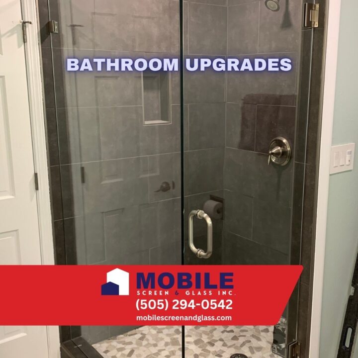 Custom glass shower doors